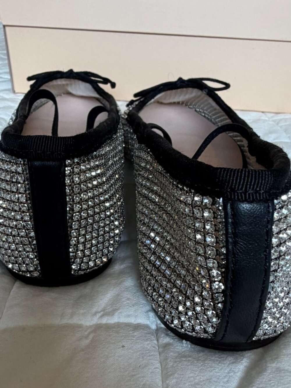 Loeffler Randall Leonie Crystal Ballet Flat 7.5 - Picture 5 of 9